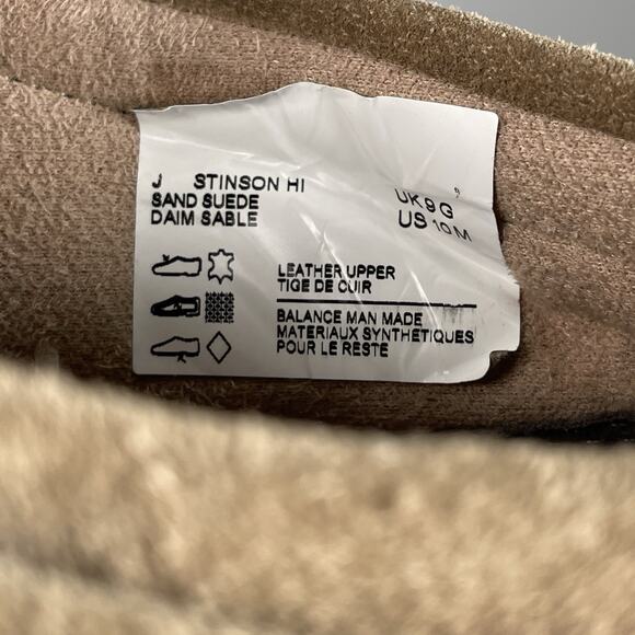 Clarks Stinson Hi Men’s Size 10 M Sand Suede Chukka Ankle Boots Casual Lace Up - Picture 9 of 9